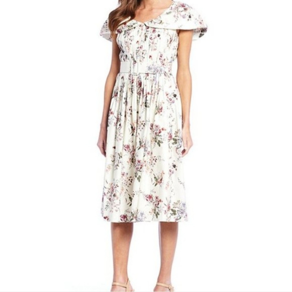 ANTONIO MELANI | Floral Vintage Midi Dress